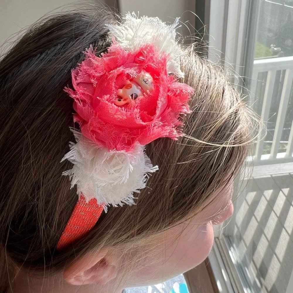Girls headband and bracelet set includes matching Barrett and Bobby pins.
